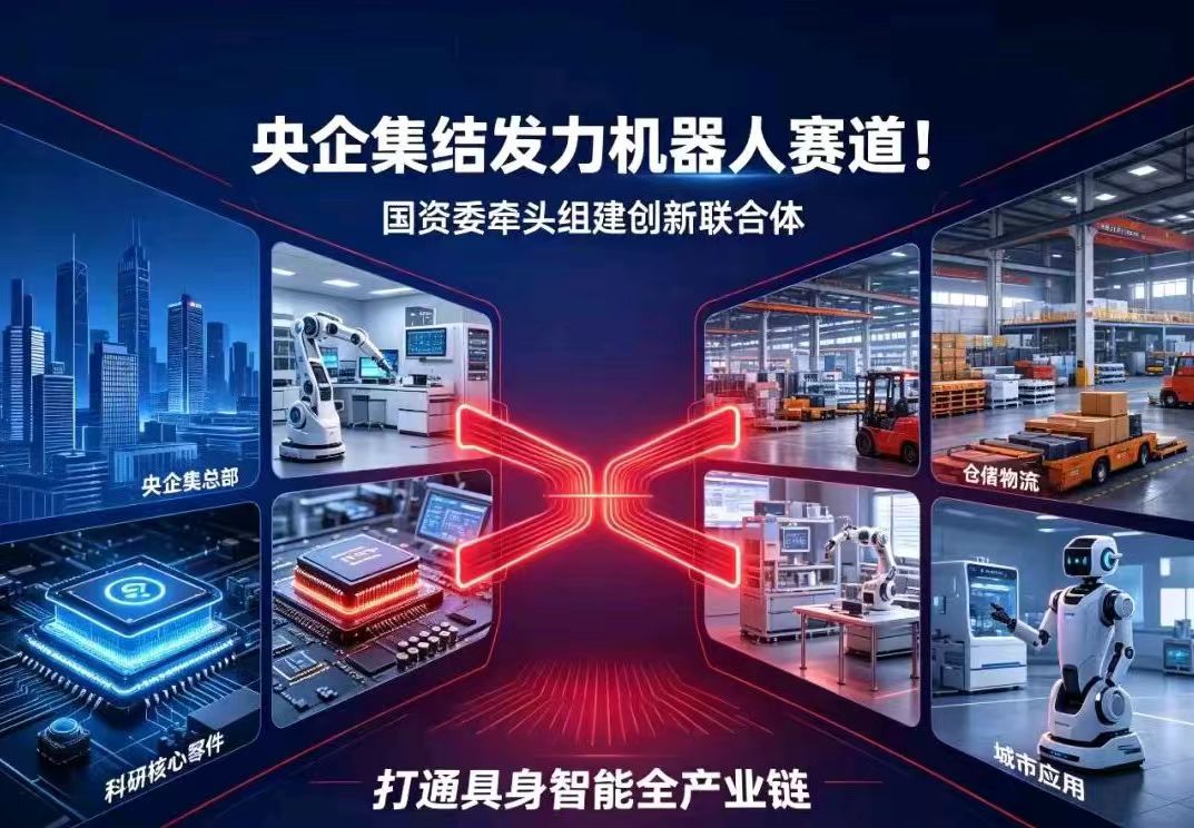 央企组局搞机器人，这次不一样