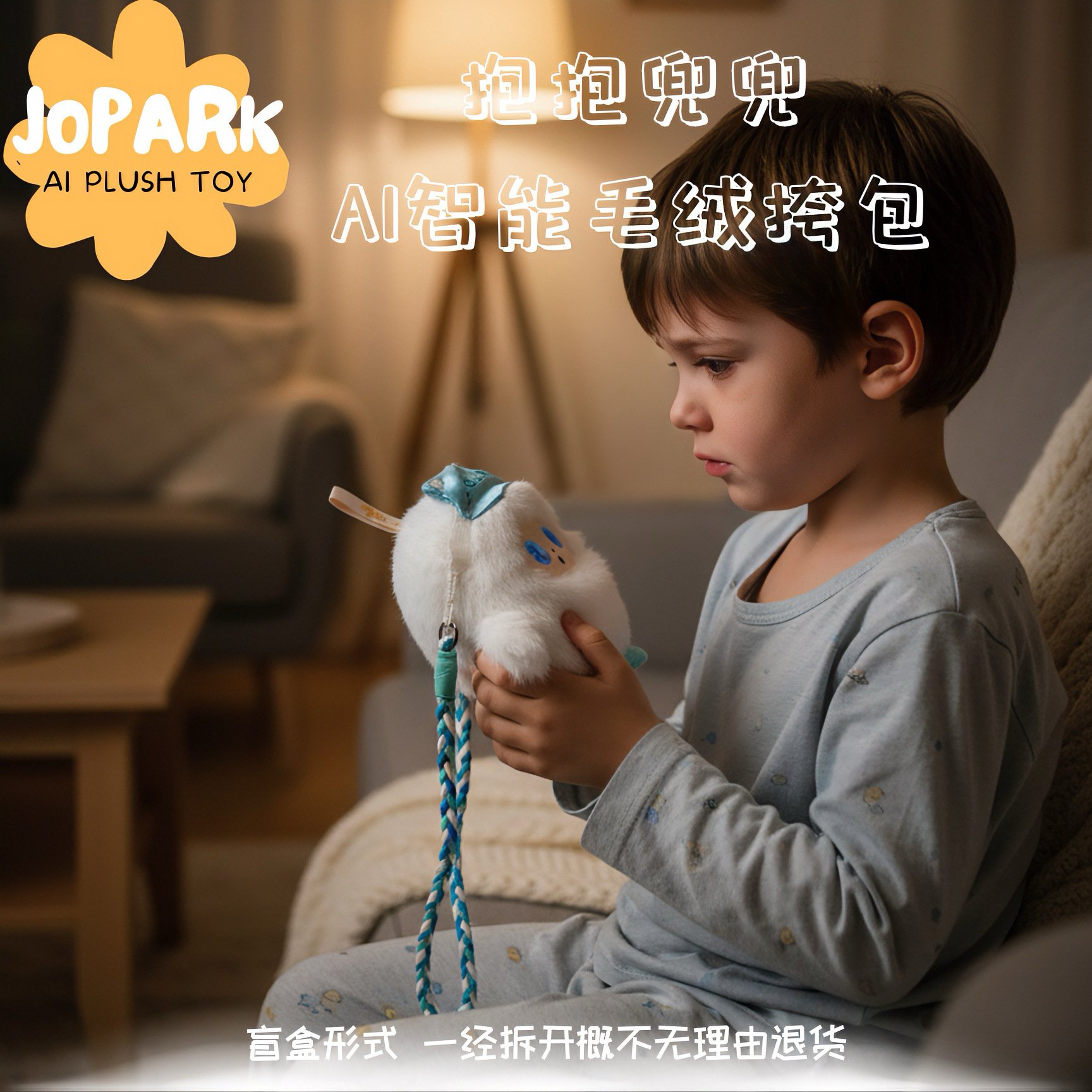 抱抱兜兜AI智能玩具陪伴互动安抚玩偶百搭背包斜跨单肩包包
