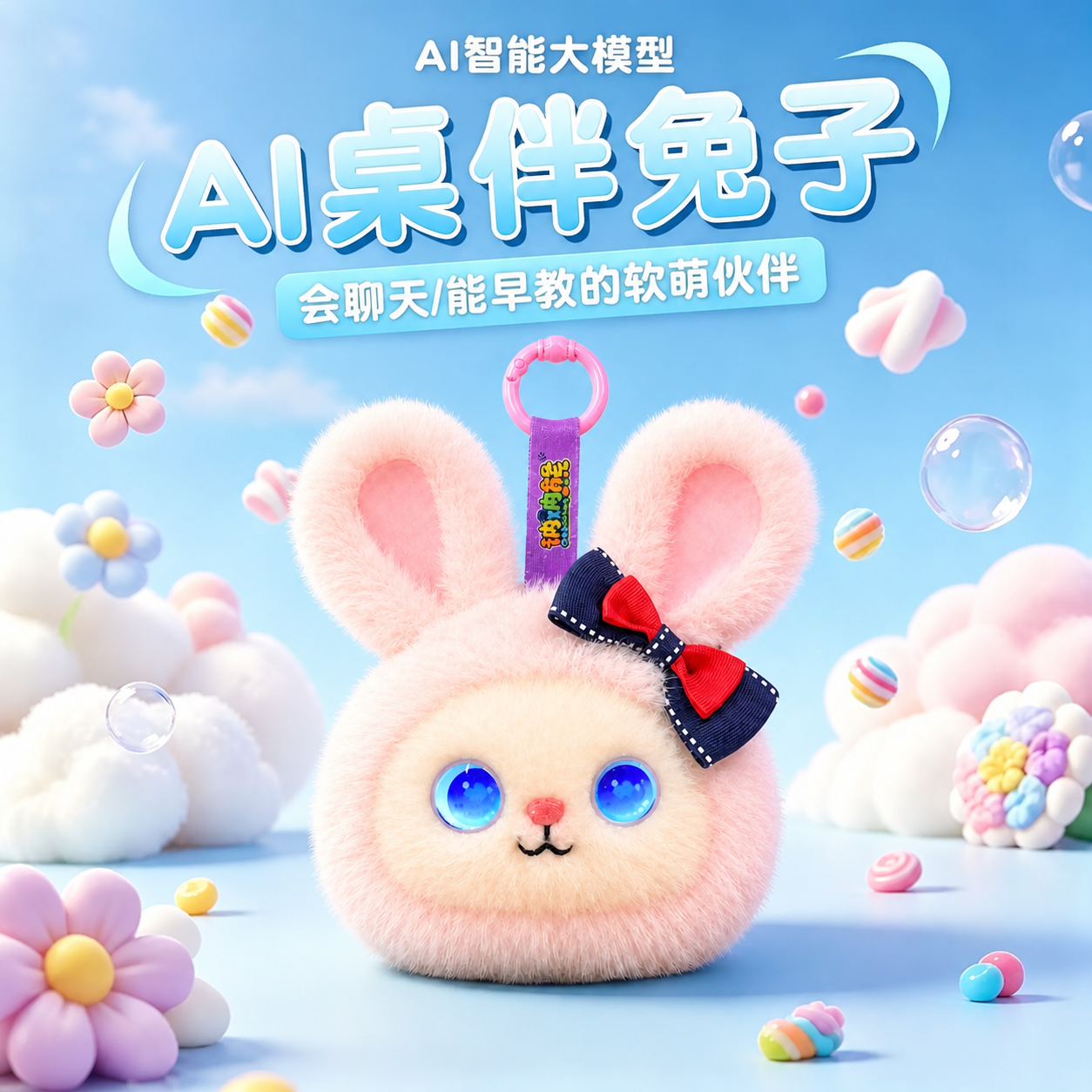 AI桌伴-兔子