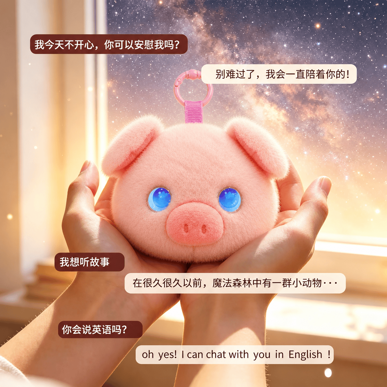 AI桌伴-猪
