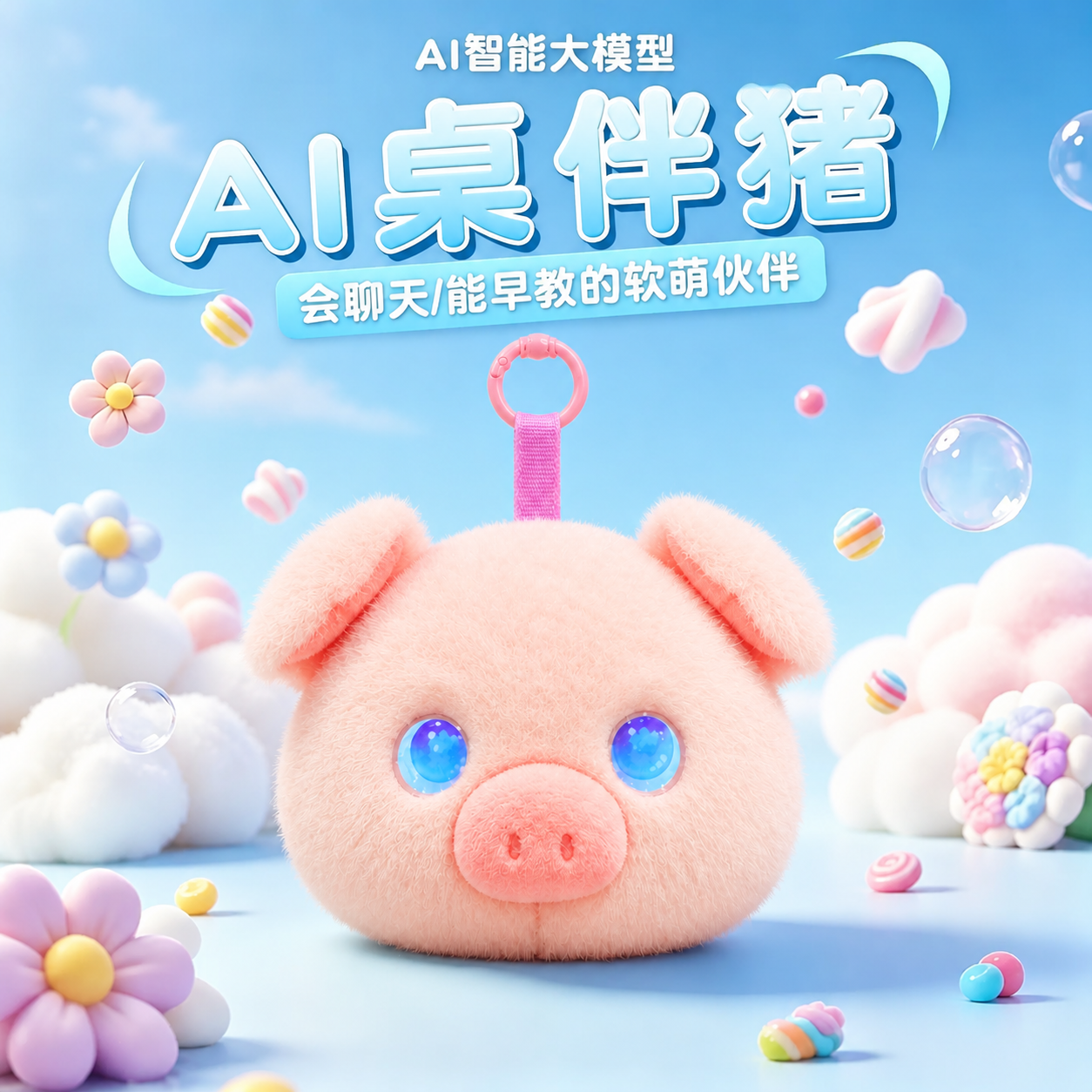 AI桌伴-猪