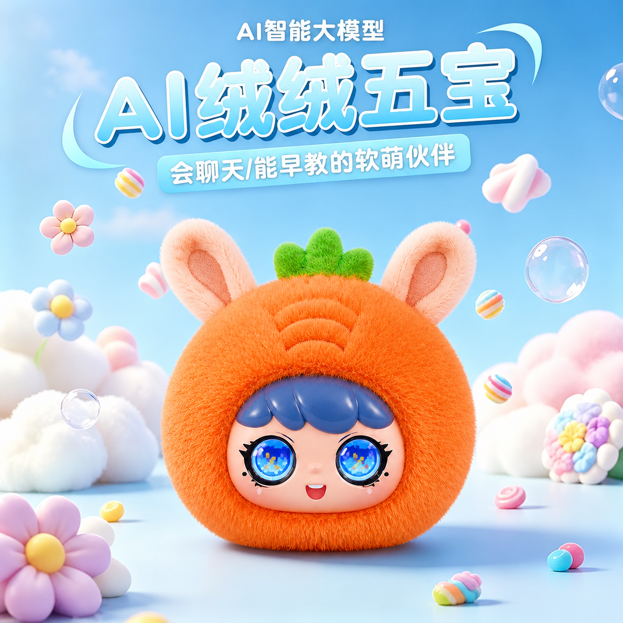 AI绒绒五宝