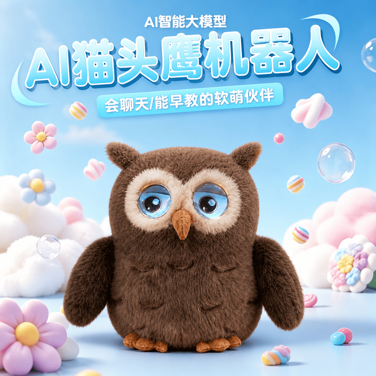 跨境AI猫头鹰机器人